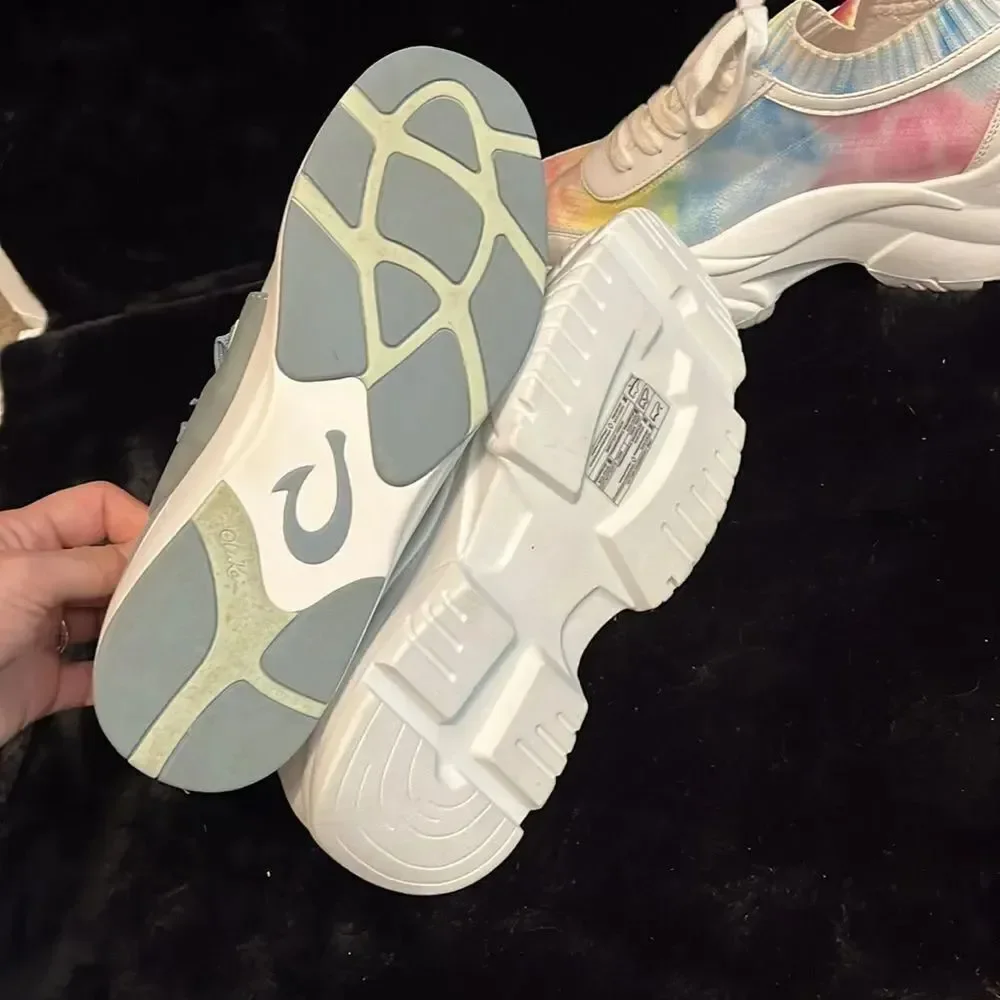 Juicy Couture Tie-Dye Platform Sneakers